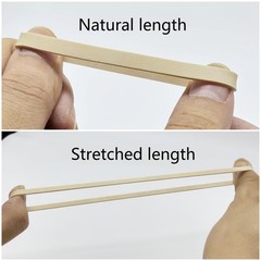 Rubber Bands Size 64 (3 1/2″ x 1/4″), 100 Pcs Tactical Strong Heavy Beige