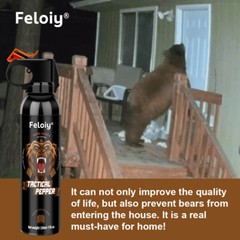 Feloiy Bear Repellant Self Defense Spray with Holster – 11 oz Deterrent