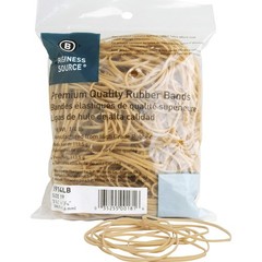 Business Source Rubber Band, Natural (1914LB) #19 (Pack of 425),