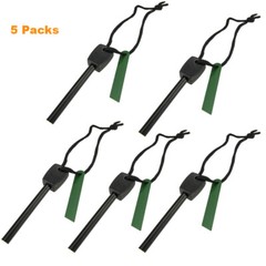 Fire Starter Lighter Magnesium Rod Flint Striker Emergency Camping Survival Kit