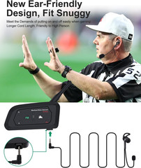 Referee Headsets 2~4 Person, V4 plus Referee Communication System Football Wirel