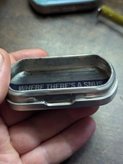 EMPTY Camel Mint/Frost Snus Tin Set (2) Crafts/Survival/Fishing Storage 3″