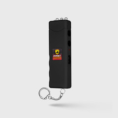 Stealth Compact Safety Device with LED Light & Keychain | Sleek Design with 110