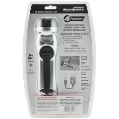 4 Function Emergency Power Station Flashlight Radio Siren Phone Charger New