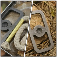 1 Set Camping Survival Fire Starter Outdoor Quick Fire Kit Fire Starter Ropes