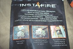 Fire Starter Camping Survival 1000 Deg Insta Fire Starter 5 Bags Waterproof Bag