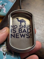 EMPTY Camel Mint Snus Tin Set (2) w/ Phrases 3″ Crafts/Survival/Fishing Storage