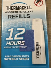 Thermacell Mosquito Repellent Refill 3 Mats 1 Cartridge Last 12 Hours New Sealed