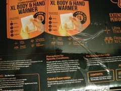 AllSettHealth XL Body & Hand Warmers Hiking Camping Cycling 40 Count Box NEW!