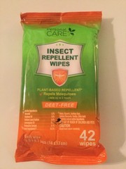 Personal Care insect repellant wipes plant base deet free 2 pack of 42 total 84