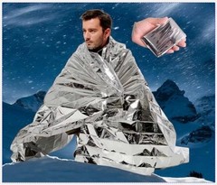 10 Pack Emergency Solar Blanket Survival Safety Insulating Mylar Thermal Warm