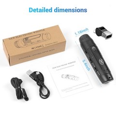 Electronic Whistle with USB Charging – 3 Tones & 3 Volume Loud Whistles for C…