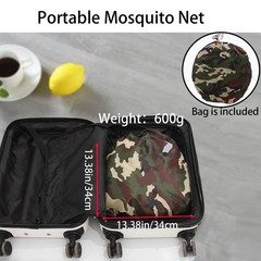 CMINGJ Travel Mosquito Net Extra Large Camo