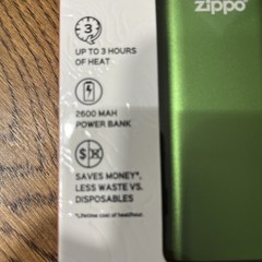 Zippo HeatBank 3 Rechargeable Hand Warmer & USB Power Bank 2600mAh