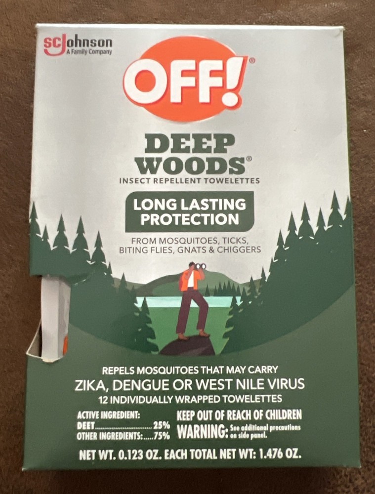 OFF! Deep Woods Insect Repellent Wipes