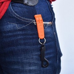 5pcs Outdoor Survival Whistle Portable Plastic Whistle Camping Travel Accessory