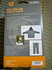 UST No See Um Pants And Jacket/Hood Insect Outdoor Protection Suit/Size L/XL