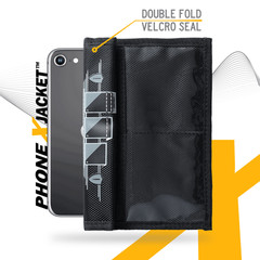Faraday Jacket Forensic Cell Phone Triple Layer Fabric Bag 8″ x 4.5″