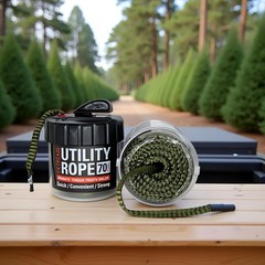 Rapid Rope Canister, 70ft Olive Green Tactical Paracord, 1100lb Test, USA