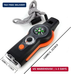 Emergency Whistle with Lanyard Safety Whistle Camping Hike Rescue Signal Surviva