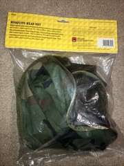 Vtg Brigade Quarter Masters Camouflage Mosquito Head Net Action Gear