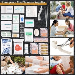 318 PCS Emergency Survival Kit, Survival Gear