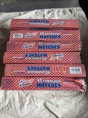 Spark Pack of 12 x 40 (480 Matches) Long Wooden Matches 11″ BBQ Barbecue Lot