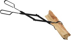 26-Inch Heavy-Duty Campfire Tongs – Premium Black Log Grabber for Safety