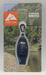 Ozark Trail 4 Function Whistle Compass Magnifier Thermometer Outdoor Equipment