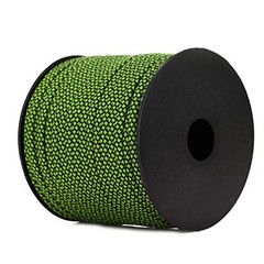 7 Strand Core 550lb Paracord Parachute Cord Lanyard Mil Spec Type Green & Black