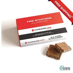 KJ-FS Fire Starters 24-Count – Smokeless, Odorless Charcoal Fire Starting Cubes