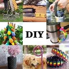 Paracord, 550 Paracord Combo Kit with Instruction Book – 36 Colors Multifunct…