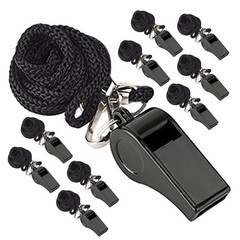 10Pcs Lightweight Plastic Emergency Whistles for Kids Multipurpose Survival Use