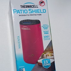 Thermacell Patio Shield Mosquito Repeller Scent Free No Open Flame Magenta