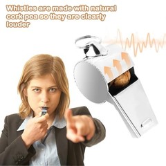 Whistle, Coaches Whistle with Lanyard, Whistle for Coaches, Whistle for 2PCS