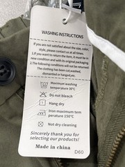 ZMPSIISA Women High Waisted Cargo Pants Wide Leg Casual Green Size Med