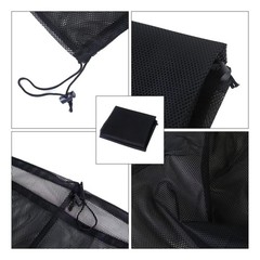 2 Pack Large Mesh Laundry Bag, 27×36inch Black 27*36inch,
