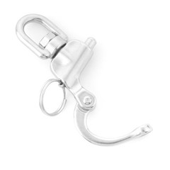 316 Stainless Steel Marine Swivel Shackle Saltwater Proof for Yacht Rigging 4PCS
