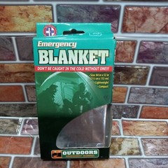 Vintage 2002 Emergency Survival Blanket Thermal Blanket 52×84 inches Silver