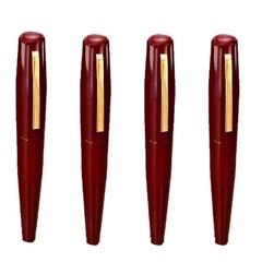 POLICE MAGNUM Pepper spray pens- Discreet Self Defense Security- 4 Pack Burgundy