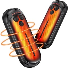 2-Pack 6000mAh Rechargeable Hand Warmers, AI Smart Chip, Outdoor