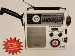 American Red Cross emergency radio hand crank FR300 Eton