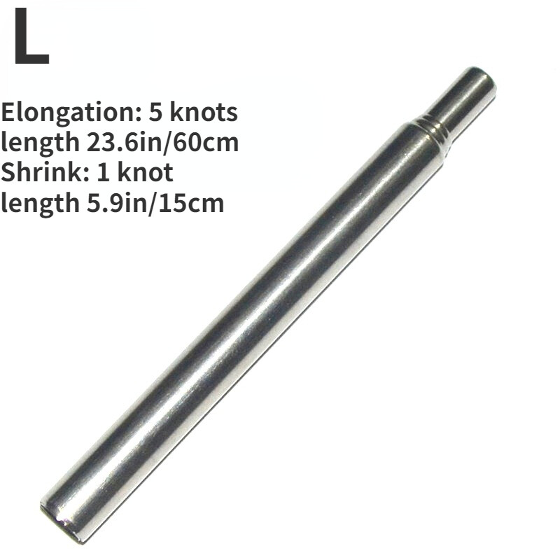 1PCS Portable Stainless Steel Blowpipe Blowtorch Telescopic Tube Outdoor Camping