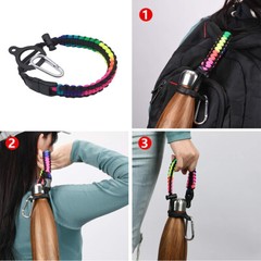 Water Bottle Handle Straps, Durable Strap Carriers Set For Outdoor Activities