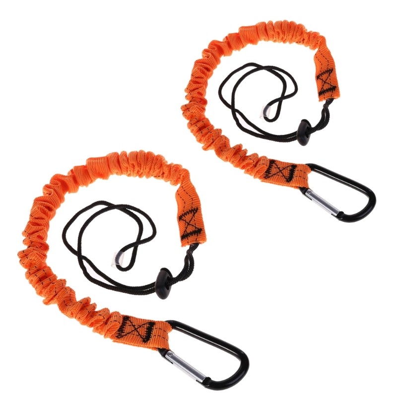 Safety Fall Protections Screw Lock Twin Locking Attachments Safety Lanyard
