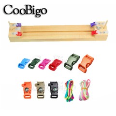 1X Wood Jig Bracelet Maker Wristband Paracord Cord Weaving DIY Craft Tool Kit