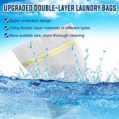 10 Pcs Laundry Bags Mesh Wash Bags, Premium Medium, 10 Medium