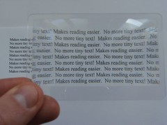 5 Pack of Wallet Magnifier Fresnel Lenses – 3X Magnification Reading Aid