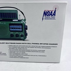Green Kaito KA500 Voyager Solar Crank Battery Survival Radio AM FM Shortwave New