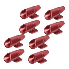 8PCS Deer Whistles for Car, Deer Whistles to Avoid Collisions, Vehicle red